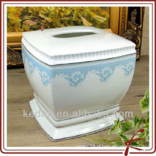 Item Doméstico Atacado Porcelana De Porcelana Guardanapo Tissue Box